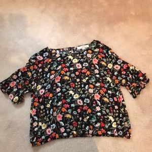 Loft floral blouse size M